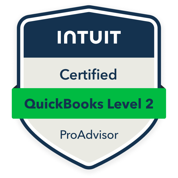 QUICKBOOKS Level 2 ONLINE BADGE